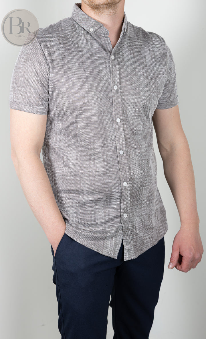 Summer knit overhemd