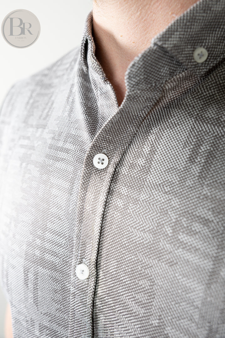 Summer knit overhemd